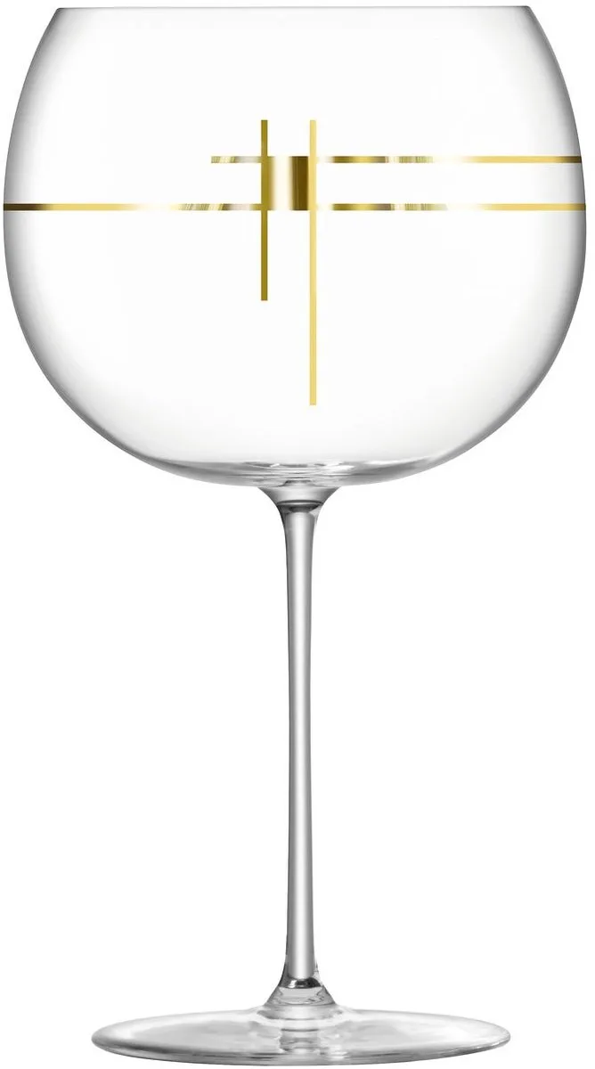 Century Balloon Glazen - 680 ml - Set van 4 Stuks de LSA International en Or – photo produit