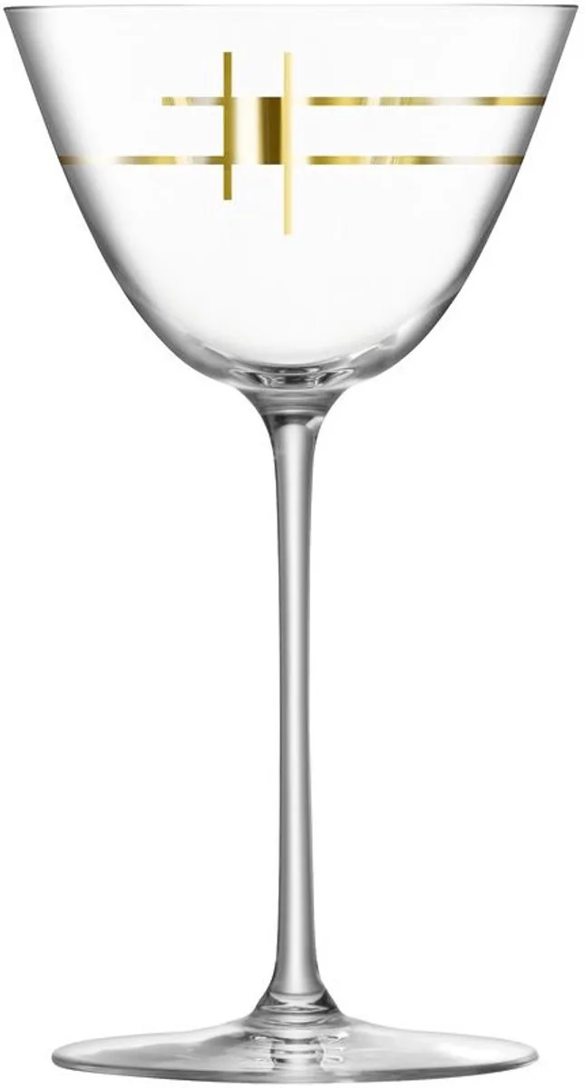 Century Martini Glazen - 195 ml - Set van 4 Stuks von LSA International in Gold – Produktfoto