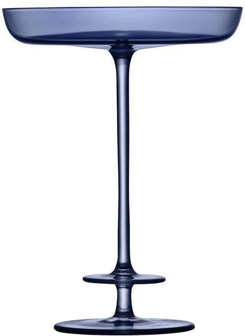 Champagne Theatre Champagne Glas ø 12 cm - Glas by LSA International in Blue – product photo