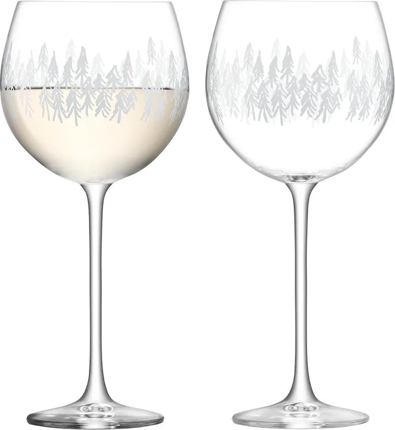 Fir Balloon Glas - 525 ml - Set van 2 Stuks by LSA International in Transparent – product photo