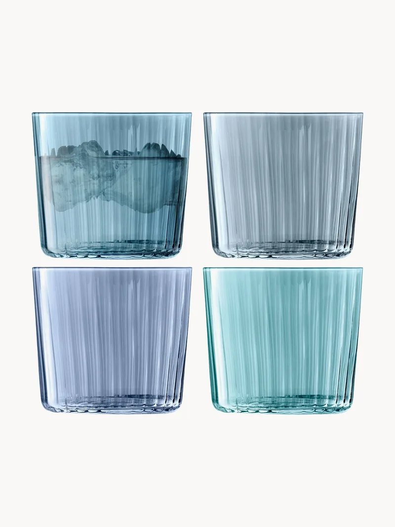 Verres à eau peints à la main Gems, 4 pièces de LSA International – photo produit