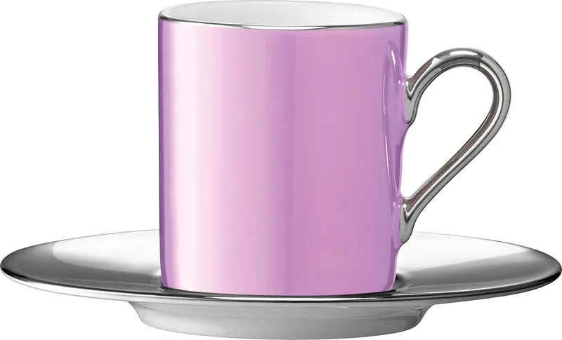 Palazzo Koffiekop en Schotel 100 ml by LSA International in Pink – product photo