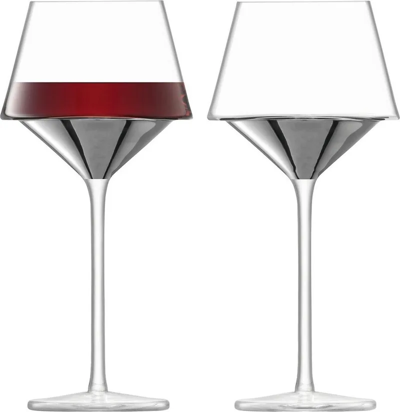 Space Wijnglas - 445 ml - Set van 2 Stuks - Platina von LSA International in Transparent – Produktfoto
