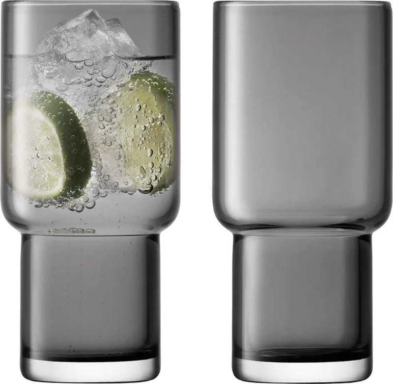 Utility Waterglas - 300 ml - Set van 2 Stuks von LSA International in Grau – Produktfoto