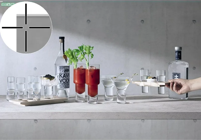 Vodka Glas 400 ml Set van 2 Stuks - Glas by LSA International in Transparent – product photo
