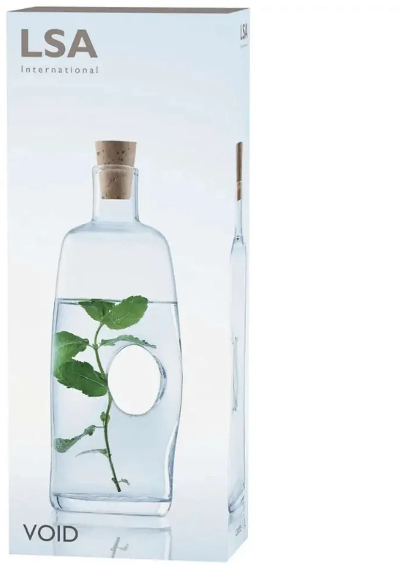 Void Karaf met Stopper 1,1 liter - Glas de LSA International en Transparent – photo produit