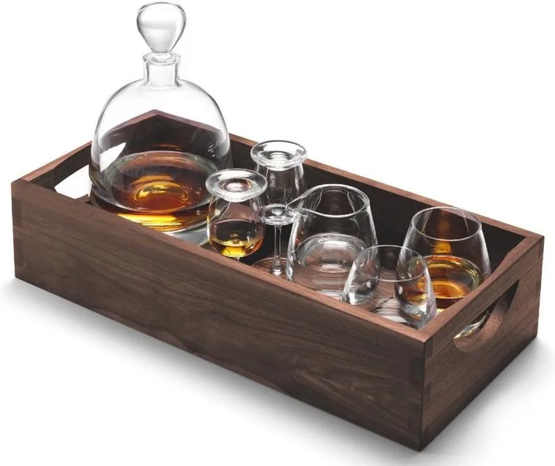 Whisky Islay Connoiseurset - Incl Houten Dienblad från LSA International i Transparent – produktbild