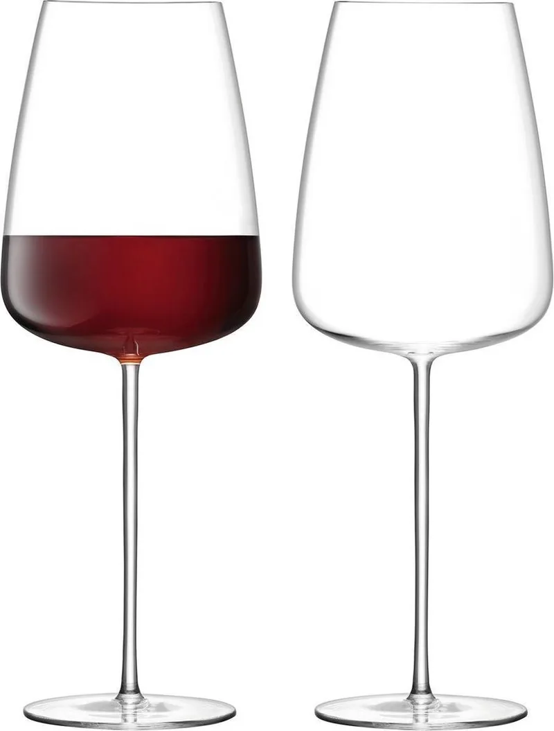 Wine Culture Rode Wijnglazen - 800 ml - Set van 2 Stuks de LSA International en Transparent – photo produit