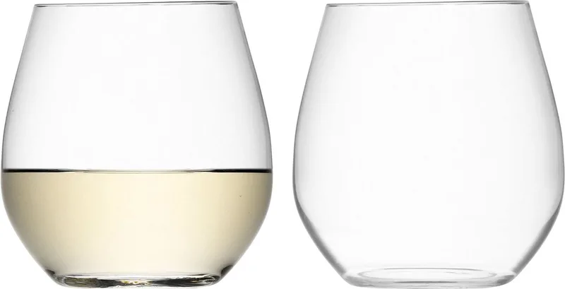 Wine Wijnglas Wit 370 ml Set van 2 Stuks - Glas von LSA International in Transparent – Produktfoto