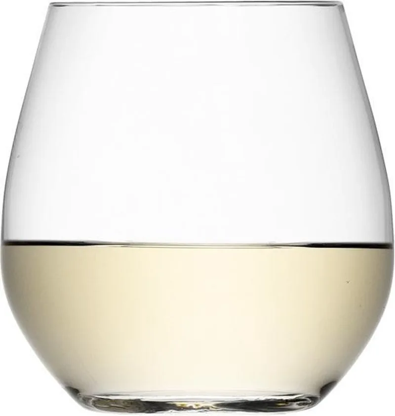 Wine Wijnglazen Wit - 370 ml - Set van 4 Stuks by LSA International in Transparent – product photo