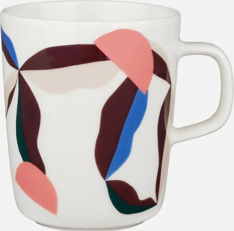 Berry - Mok - 25cl - Roze Blauw Beige by Marimekko in Multicolour – product photo