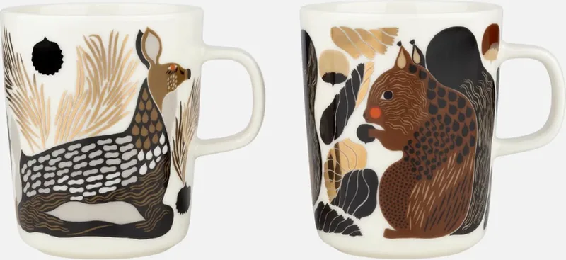 KURRE & PEURA - Koffiemok - Set van 2 by Marimekko in Multicolour – product photo