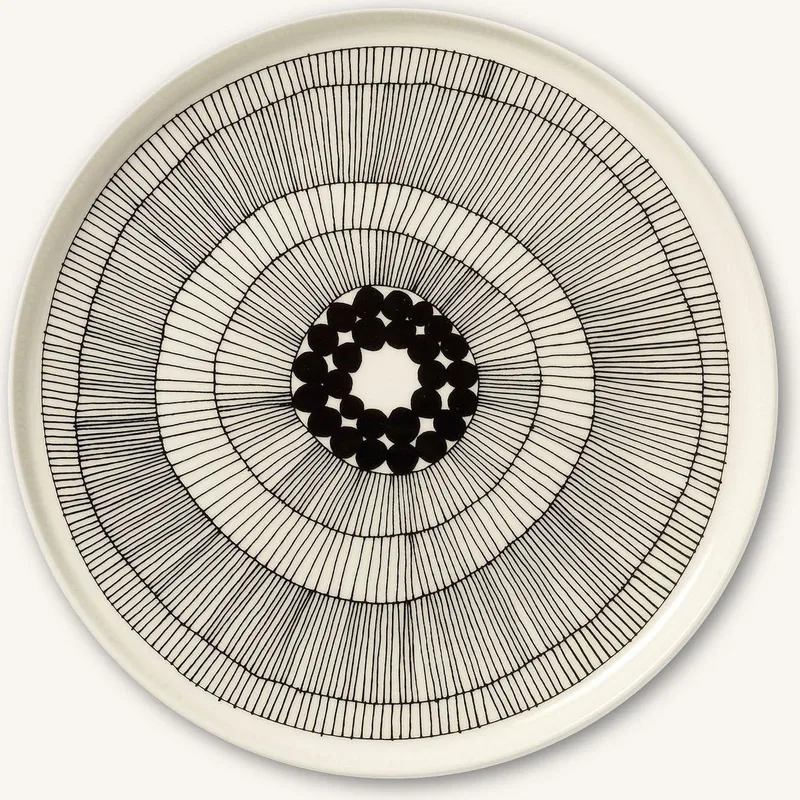 Oiva Siirtolapuutarha bord 25 cm by Marimekko in White – product photo
