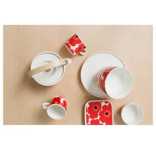 Oiva Unikko mok 2,5 dl van Marimekko in Wit – productfoto 2 van 3