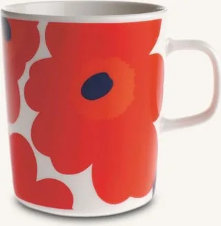 Oiva Unikko mok 2,5 dl van Marimekko in Wit – productfoto 1 van 3