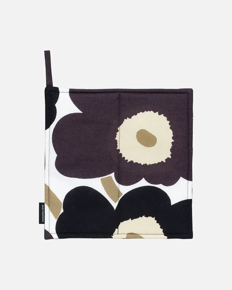 Pieni Unikko - Pannenlap van Marimekko in Wit – productfoto
