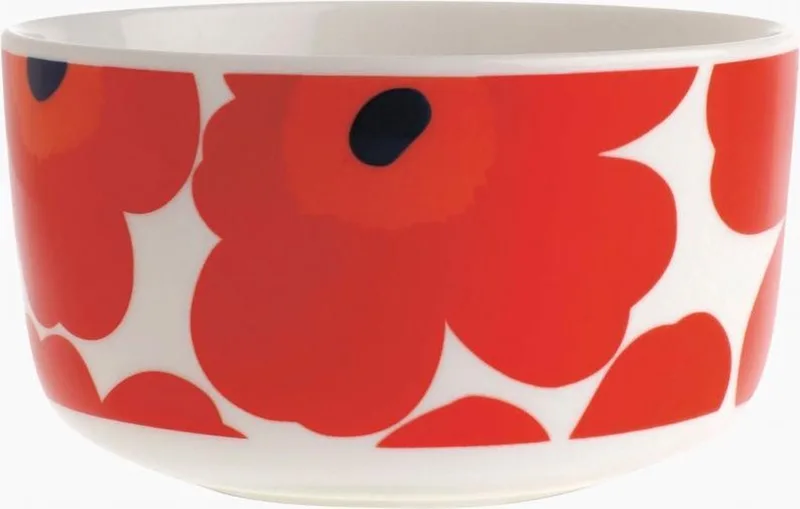 UNIKKO KOM 50 CL ROOD van Marimekko in Wit, Gekleurd – productfoto