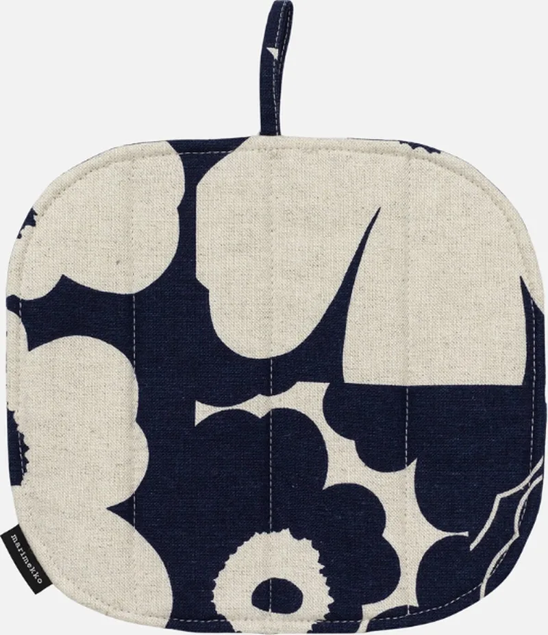 unikko - Pannenlap van Marimekko in Zwartblauw – productfoto