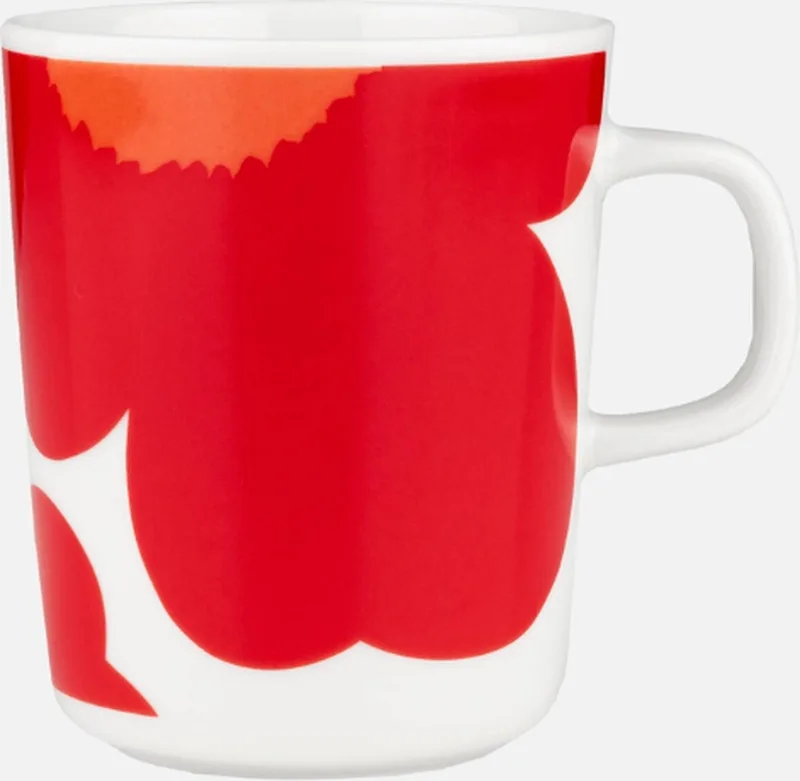 Unniko - 60th Anniversary - Mok - 25cl by Marimekko in Red – product photo