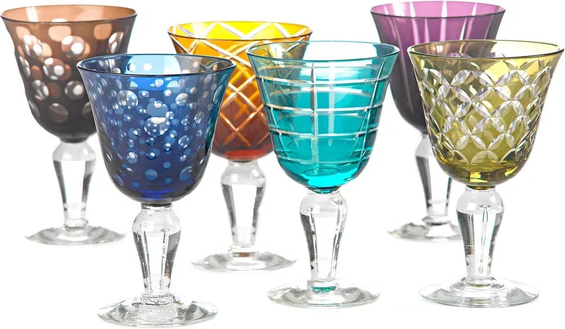 Cuttings - Wijnglazen - Set van 6 by Pols Potten in Multicolour – product photo