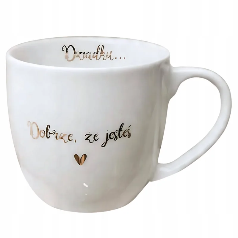 Gouden Mok 300ml 'Lieve Opa, Fijn Dat Je Bestaat' de Pols Potten en Blanc – photo produit