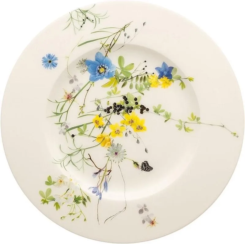 Alpino Tuin Porseleinen Bord 19 cm van Rosenthal in Wit – productfoto