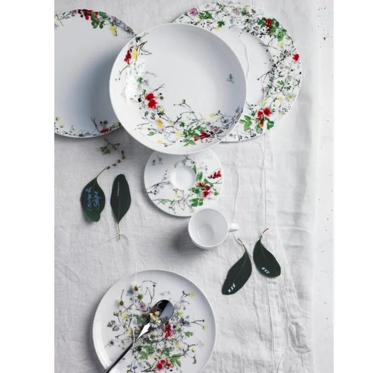 Geschirr-Set Geschirr-Set 6-tlg. Brillance Fleurs Sauvages (6-tlg), Bone China, Geschirr-Set, 6-tlg., Bone China, mehrfarbig van Rosenthal in Meerkleurig – productfoto 3 van 3