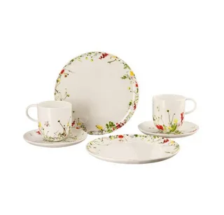 Geschirr-Set Geschirr-Set 6-tlg. Brillance Fleurs Sauvages (6-tlg), Bone China, Geschirr-Set, 6-tlg., Bone China, mehrfarbig van Rosenthal in Meerkleurig – productfoto 1 van 3