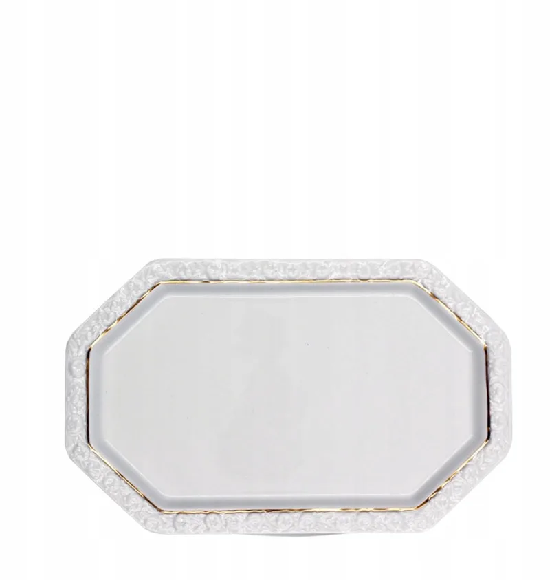 Maria Goldlinie Serveerschaal 27 cm by Rosenthal in Wit met gouden accenten – product photo
