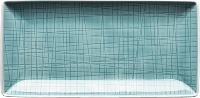 Serveerschaal Mesh Aqua 20 x 10 cm