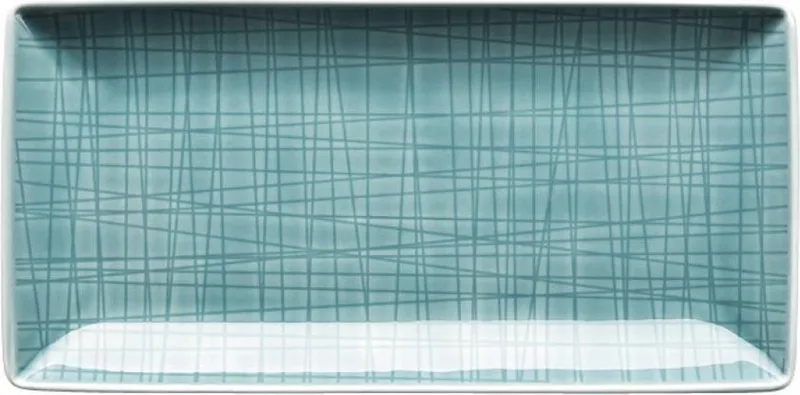 Serveerschaal Mesh Aqua 20 x 10 cm von Rosenthal in Blau – Produktfoto
