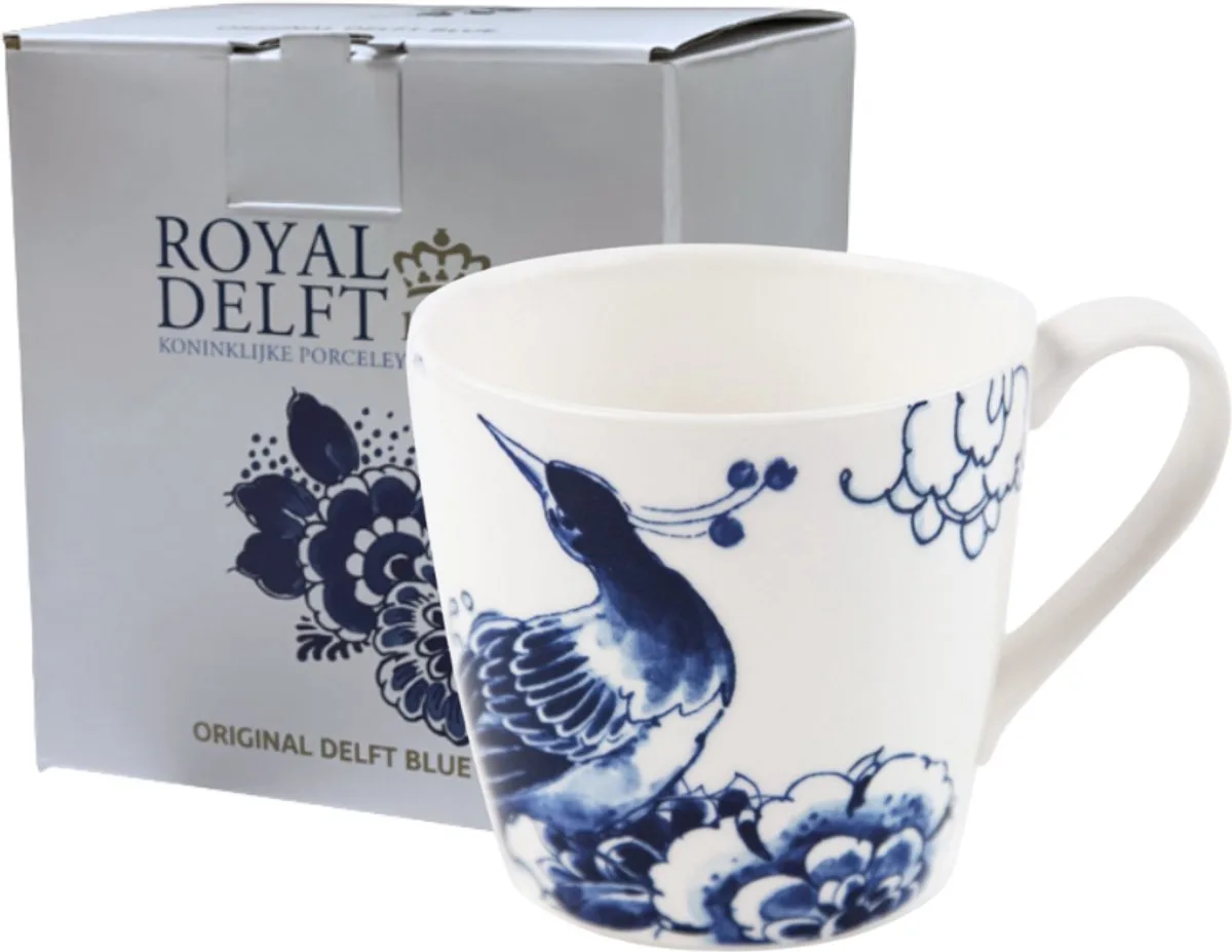 Grote mok van Royal Delft in Wit, Blauw – productfoto