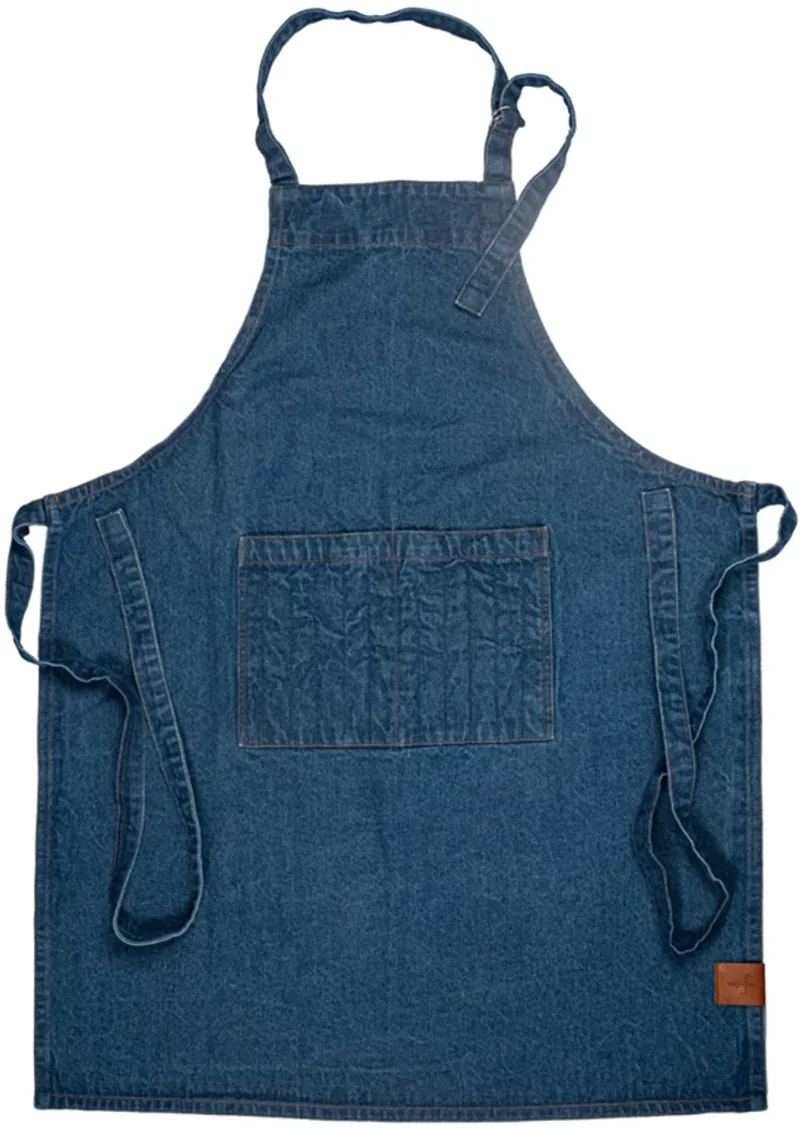 Aron keukenschort 70x90cm jeans van Sagaform in Blauw – productfoto