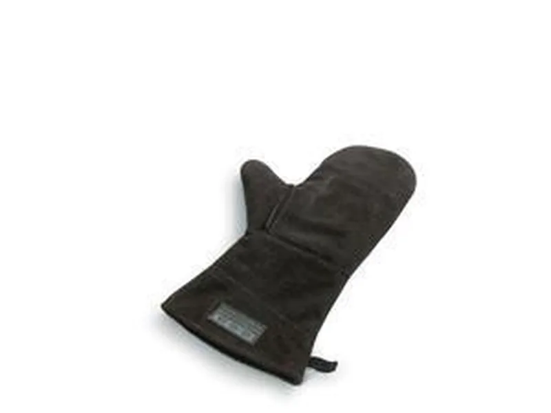 BBQ Handschoenen - 100% Echt Leer - Barbecue Hittebestendige Handschoen von Sagaform in Schwarz – Produktfoto