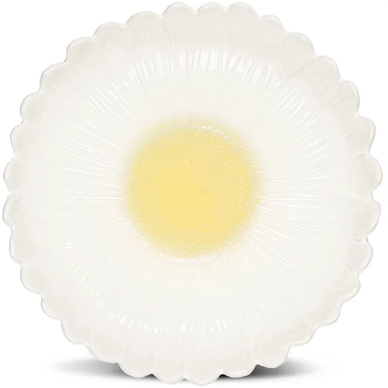 Dagny schaal D32cm H6cm wit van Sagaform in Geel – productfoto