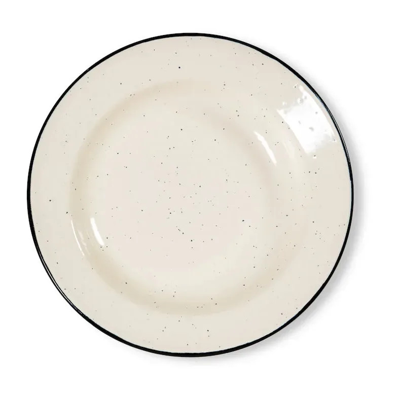 Doris Emailleteller Ø20cm Beige van Sagaform – productfoto