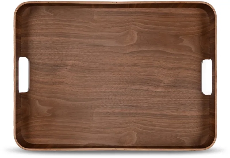 Hanna rechthoekige plateau 55x40cm H6cm donkerbruin van Sagaform in Bruin – productfoto