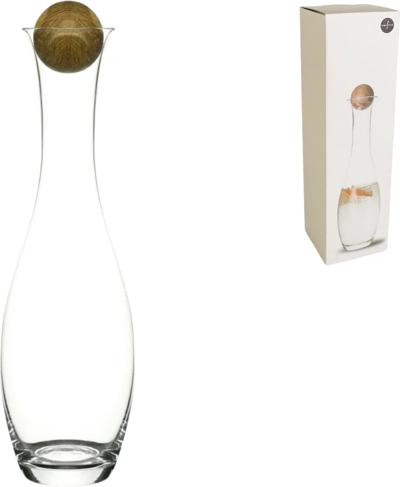 Nature Karaffe 1l von Sagaform in Transparent – Produktfoto