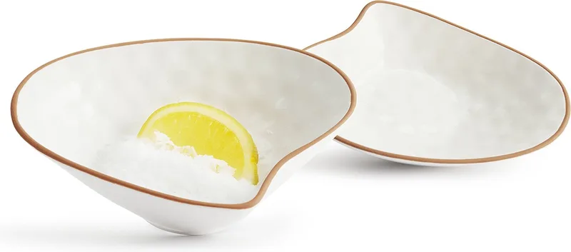 Seafood Schelpvormige Bordjes 2-pack by Sagaform in White – product photo