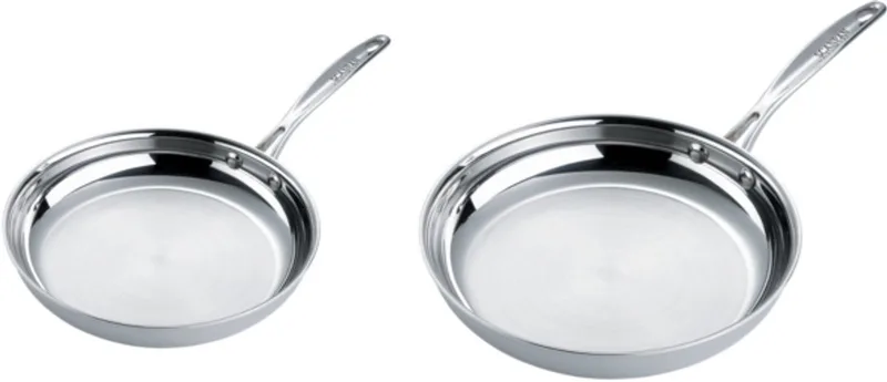 Fusion 5 Koekenpannenset - 24 + 28 cm by Scanpan in Silver – product photo