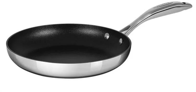 HaptIQ - Koekenpan - 26 cm - Stratanium+ antiaanbaklaag - 5-laags constructie - Inductie & ovenbestendig by Scanpan in Silver – product photo