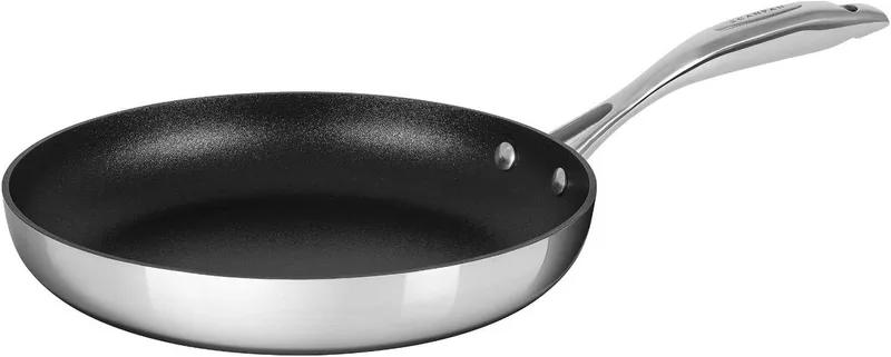 HaptIQ - Koekenpan - 28 cm - Stratanium+ antiaanbaklaag - 5-laags constructie - Inductie & ovenbestendig by Scanpan in Silver – product photo