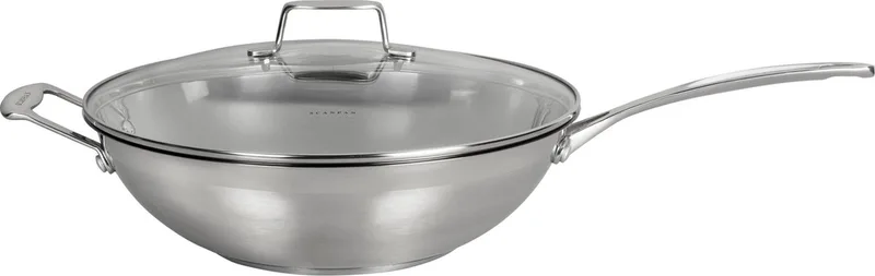 Impact Wok met deksel 32 cm - RVS, PFAS-vrij de Scanpan en Multicolore – photo produit