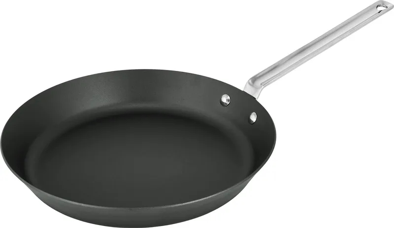 Koekenpan 30cm - Black Iron - Koofstofstaal - Zonder Anti-aanbaklaag by Scanpan in Black – product photo