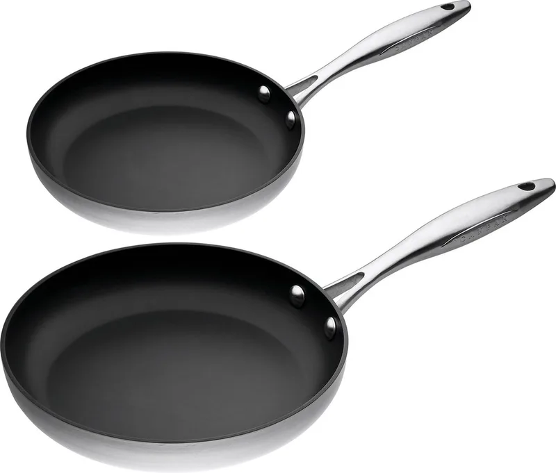 koekenpannen - CTX - 20 + 28 cm - Set van 2 stuks by Scanpan in Silver – product photo