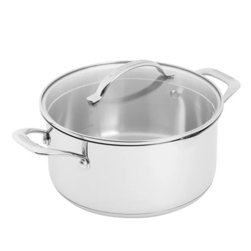 Kookpan met Glazen Deksel 20cm STS by Scanpan in Hoogglans chroom – product photo