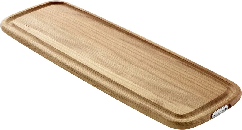 Serveerplank - Snijplank - Maitre'D - Eikenhout - 58.5 x 20cm van Scanpan in Bruin – productfoto
