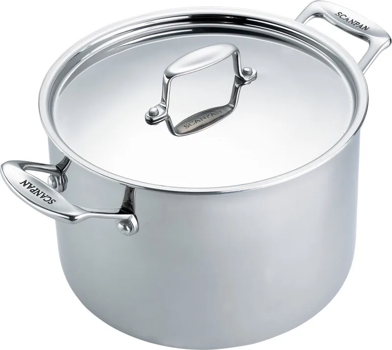 Soeppan - Hoge kookpan - Fusion 5 - 7.6L / 24cm by Scanpan in Silver – product photo