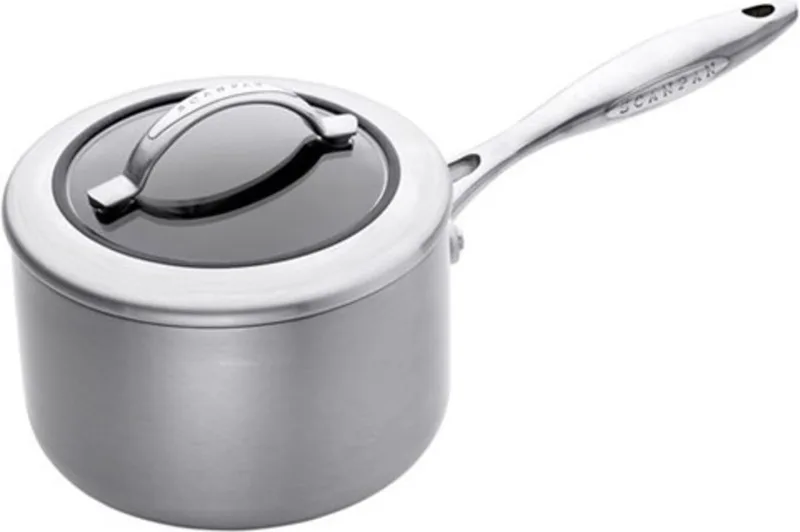 Steelpan met deksel - CTX - 2.5L - 18cm von Scanpan in Silber – Produktfoto