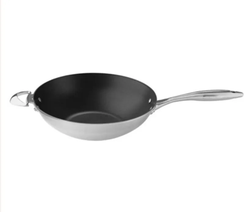 Wokpan CTX ø 32cm - geschikt voor alle warmtebronnen - standaard anti-aanbaklaag by Scanpan in Black – product photo